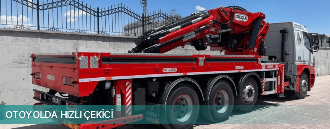 Limontepe İlçemi Otoyolda Hızlı Çekici